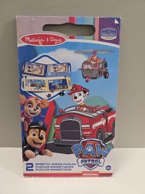2 For $10 Melissa & Doug PAW Patrol Take-Along Magnetic Jigsaw 2Puzzles Travel